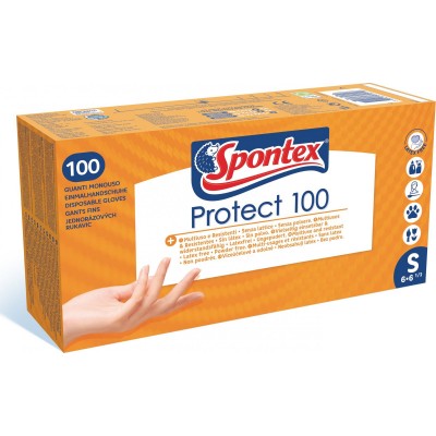 Protect rukavice S 100ksSpontex Vinyl vysetrovaci